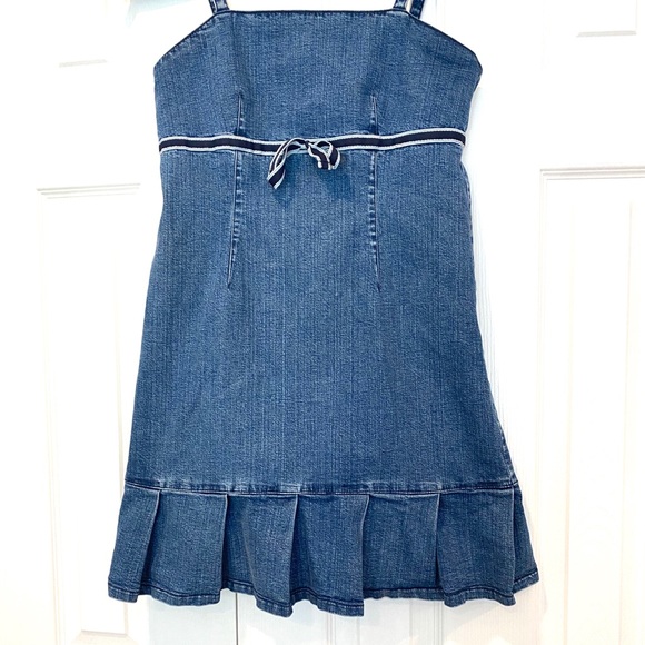 Limited Too Jean Sleeveless Mini Dress - Picture 2 of 6